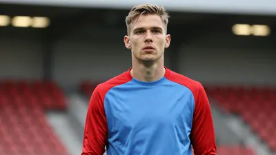 Mid-30s anonymous GIF Sundsvall midfielder, athletic build, waist-up, face sharp and centered, wearing a plain training...